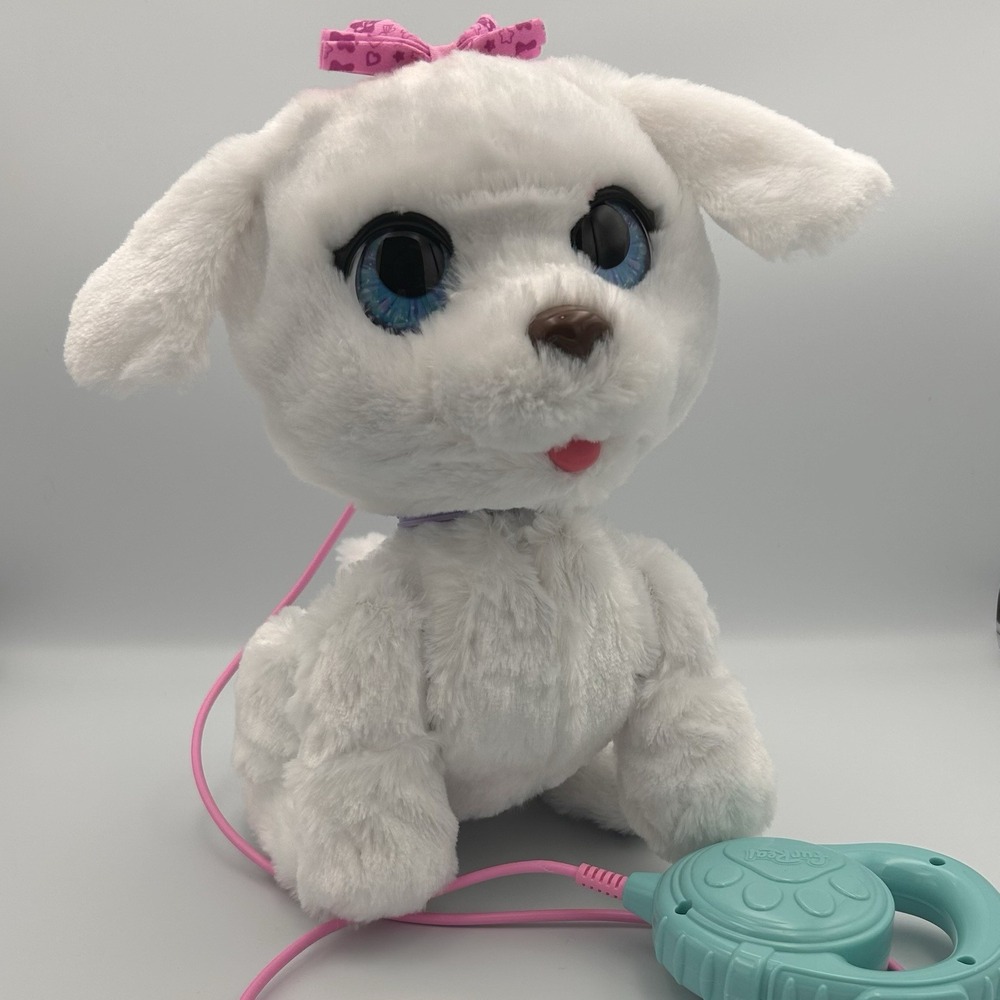 FurReal GoGo My Dancin Pup White Dog Interactive Toy Electronic Dancing Pet